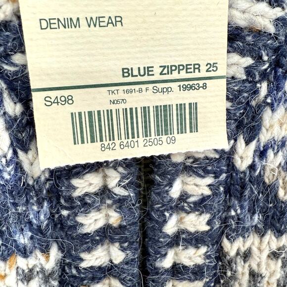 NEW NWT St Johns Bay Large Wool Winter Fairisle Nordic Sweater Vest Top Womens - Picture 2 of 7